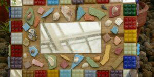 mosaic mirror artwork