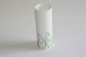 Snowdrop design vase