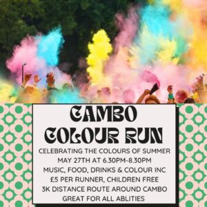 Cambo colour run - 3k fun run
