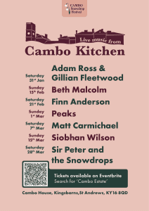 Snowdrop Festival: Live music from Cambo Kitchen